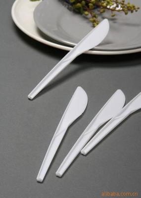 【供应工厂热销塑料餐具 一次性塑料刀】价格,厂家,图片,刀叉,台州黄岩海普工贸-